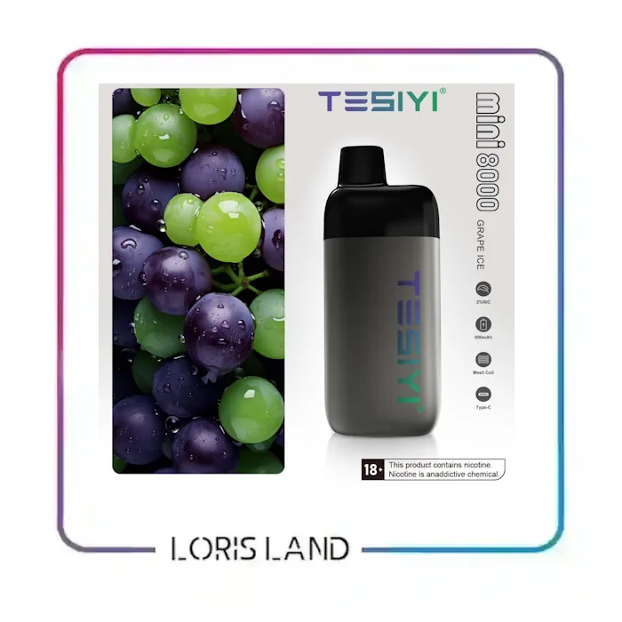 پاد یکبار مصرف انگور یخ تی سی 8 هزار پاف